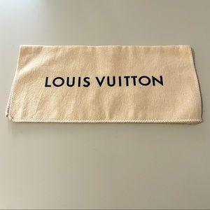 Authentic Louis Vuitton long wallet dust bag $30